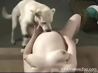 Aroused babe with big natural tits, mature zoo on cam