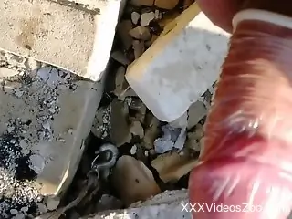 Dude in a condom wants to fuck this bitch up
