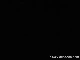 Awesome zoophilic pleasure session with true gape