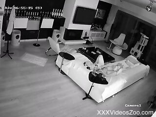 Solo woman cause on secret camera fools around with her dog